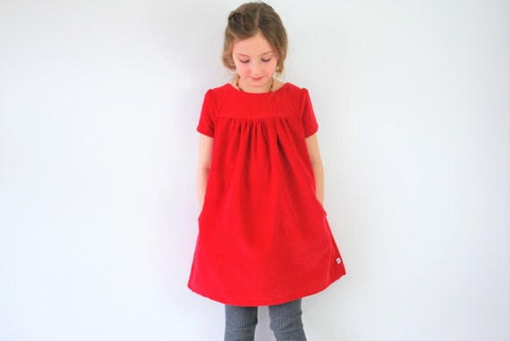 ladies cord pinafore