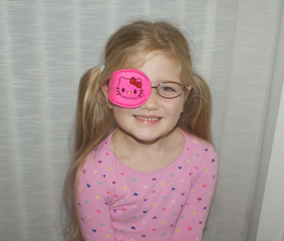 Kids and Adults Orthoptic Eye Patch For Amblyopia Lazy Eye Occlusion Therapy Treatment Design #29 Snowman on blue