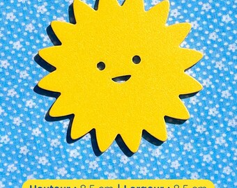 Sun-shaped sewing weight in powder-coated stainless steel | Pattern weights | Sewing accessory | Sewing gift