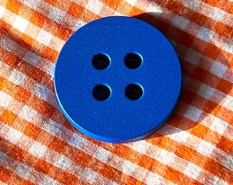 Sewing weights, blue powder-coated stainless steel button | Pattern weights | Sewing gift