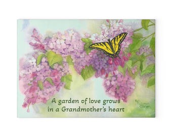 Garden Cutting Board for Grandmother | Mother's Day Gift
