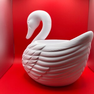 Eleganter Schwan Blumentopf – 3D Gedruckte Schwan Vase – Moderne Dekoration – Minimalistische Pflanzvase – Geschenkidee image 16