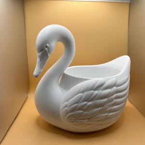 Eleganter Schwan Blumentopf – 3D Gedruckte Schwan Vase – Moderne Dekoration – Minimalistische Pflanzvase – Geschenkidee image 10