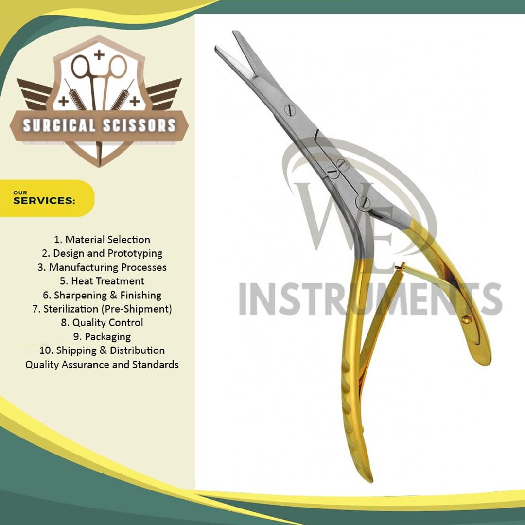 Caplan Septum Scissors TC | 20cm Double-action | ENT Surgical Shears - Etsy