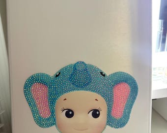 Custom Bedazzled Sonny Angel Wall Art