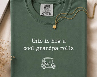 Comfort Colors® Funny Golf Shirt, Golfing Humor Shirt, Funny Granpa Tee, Golfer Grandpa Tee, Golf Lover Gift, Sarcastic Golf Gift Tee