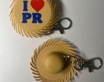 Puerto Rico Keychains  Boricua Pava Version Fun and Stylish