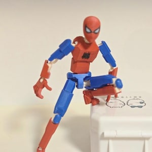 Spider-Man Inspired 3D Printed Action Figure - Multi-Jointed Posable image 3