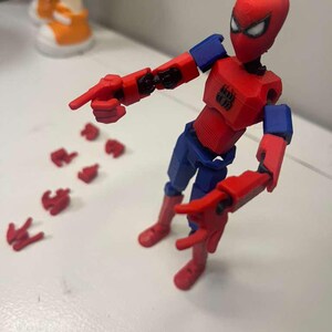 Spider-Man Inspired 3D Printed Action Figure - Multi-Jointed Posable image 5