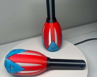 Puerto Rican Mini Maracas 8.5” – Handmade Boricua Percussion with Wrist Strap
