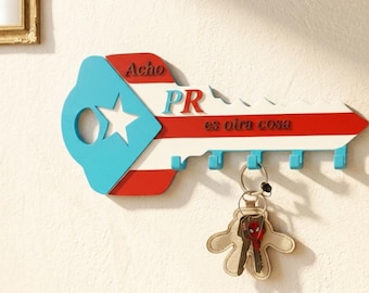 Puerto Rico Key Holder Boricua Pride in Every Detail