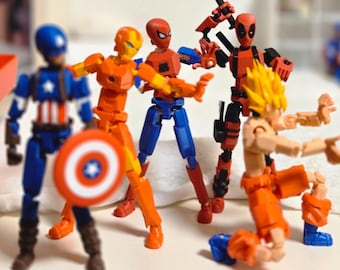 Spider-Man Inspired 3D Printed Action Figure - Multi-Jointed Posable