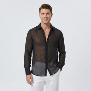 men's dress shirt not see through Men's White Performance Dress Shirt (Best Moisture Wicking & Breathable) Tailored / 17.5 / xl / 36-37