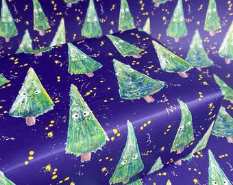 Forest Trees | Christmas Wrapping Paper