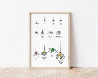 Spiders | A4 Fine Art Print *STUDIO SALE*