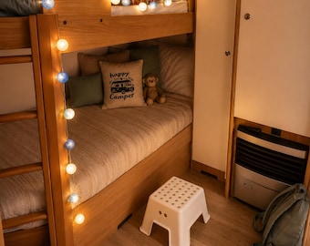 Luci decorative da campeggio a batteria - illuminazione per tenda e camper - idea regalo per la decorazione di esterni in stile vanlife