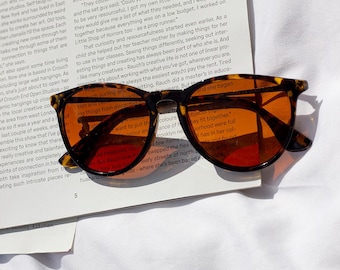 Classic Sunglasses | Designer Rounded Square Frame in Tortoise Shell