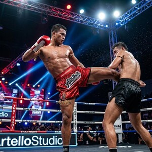 Pantalones cortos de Muay Thai, pantalones cortos de boxeo tailandés, pantalones cortos de kickboxing y MMA, ropa de entrenamiento de artes marciales para hombres, mujeres y niños, de secado rápido. imagen 6