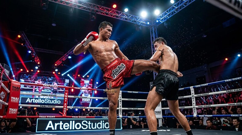 Pantalones cortos de Muay Thai, pantalones cortos de boxeo tailandés, pantalones cortos de kickboxing y MMA, ropa de entrenamiento de artes marciales para hombres, mujeres y niños, de secado rápido. imagen 6