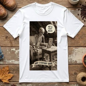 Camiseta de esqueleto fantasma: divertida camiseta de humor negro y sarcástico