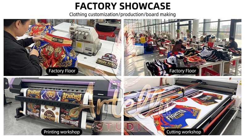 Pantalones cortos de Muay Thai, pantalones cortos de boxeo tailandés, pantalones cortos de kickboxing y MMA, ropa de entrenamiento de artes marciales para hombres, mujeres y niños, de secado rápido. imagen 13