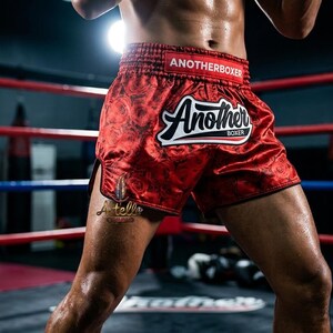 Pantalones cortos de Muay Thai, pantalones cortos de boxeo tailandés, pantalones cortos de kickboxing y MMA, ropa de entrenamiento de artes marciales para hombres, mujeres y niños, de secado rápido. imagen 7