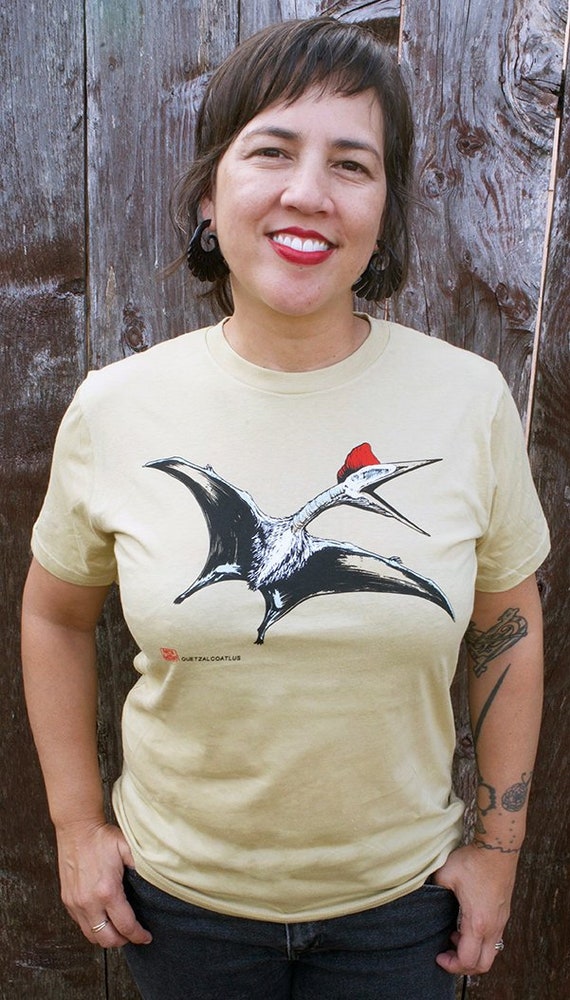 Quetzalcoatlus beautifully screen printed with four colors of | Etsy