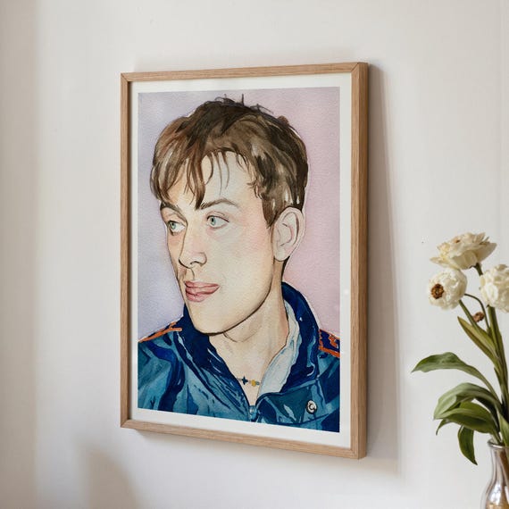 A4 Size Damon Albarn Blur Watercolour Print on Museum-Grade 310gsm Watercolour Art Paper (Unframed)