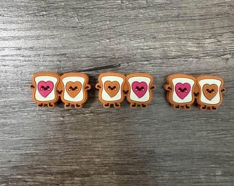 PB&J Silicone Focal Beads---3pcs