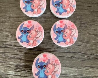 Cartoon Characters Silicone Focal Beads---5pcs