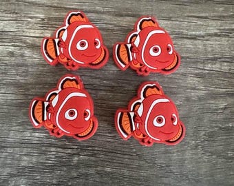 Cartoon Characters Silicone Focal Beads---4pcs