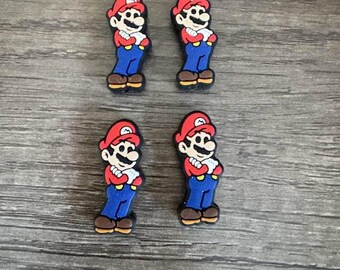 Cartoon Characters Silicone Focal Beads---4pcs