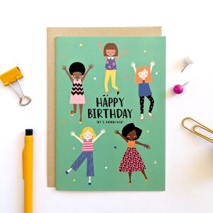 Bestie Happy Birthday Card - Best Friend Card - Female Birthday ...