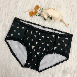Teeth Undies in Black