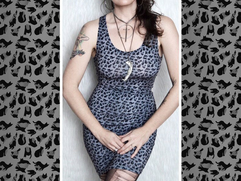 dark grey bodycon dress