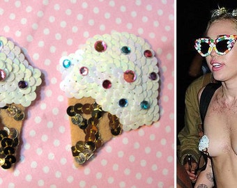 The Original Ice Cream Cone Pasties - Miley Cyrus - Burlesque