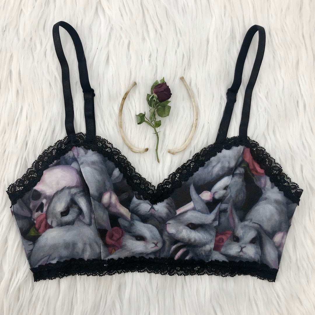 Danger Bunny Bralette Creepy Cute - Etsy