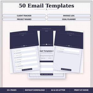 50 Email Templates Pack | Professional Business Emails