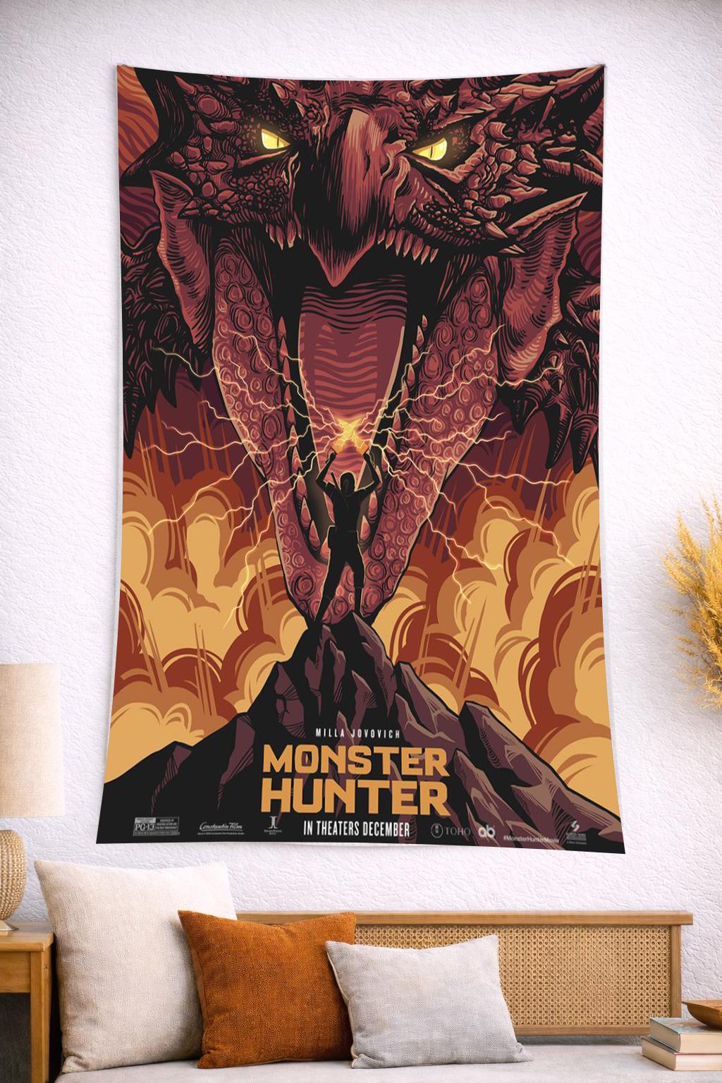 Monster Hunter Tapestry - Etsy