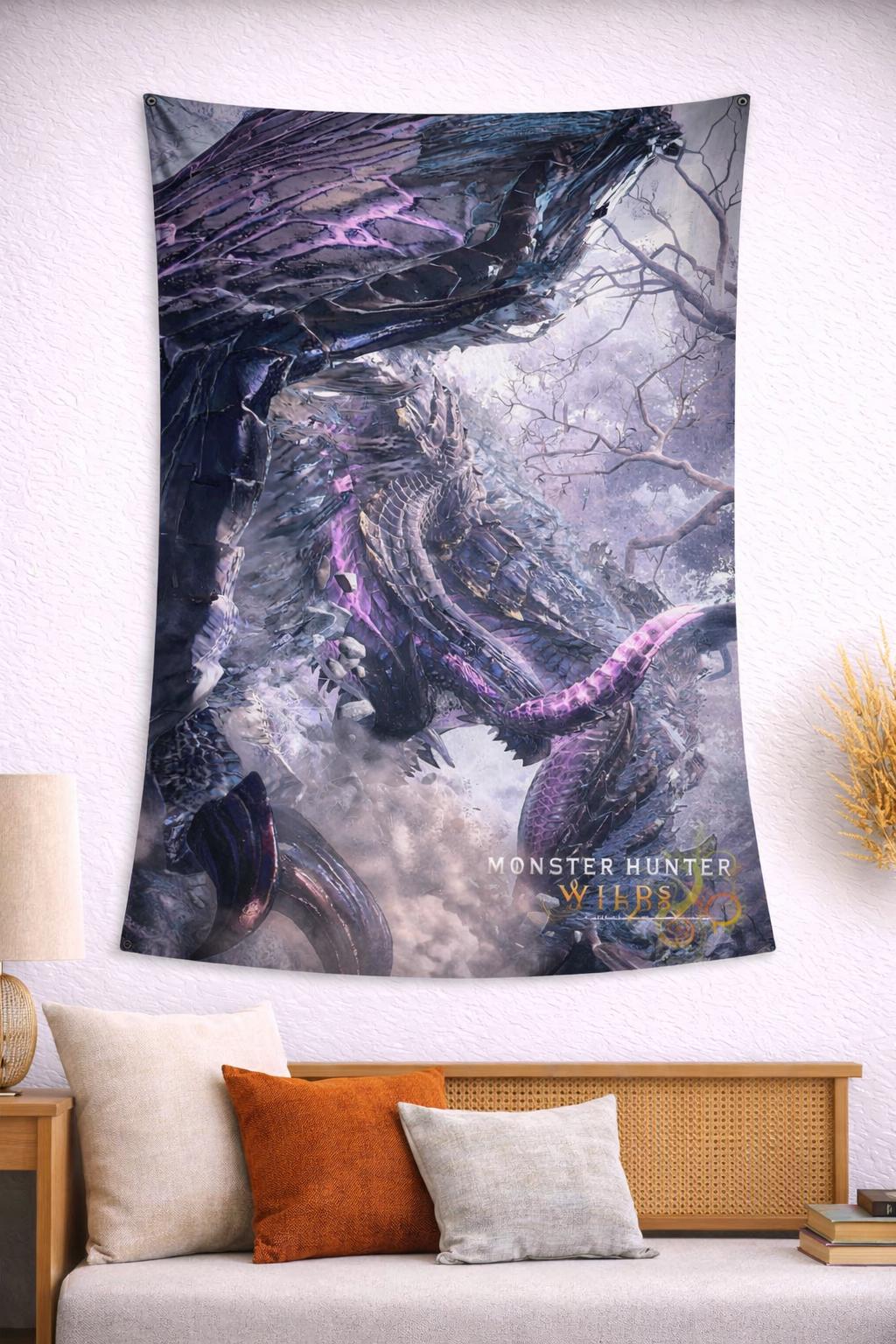 Monster Hunter Tapestry - Etsy