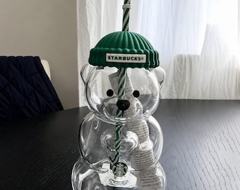 Starbucks Bearista Cup Glass Bear Cup 2026 Limited Edition Bearista NEVER OPENED
