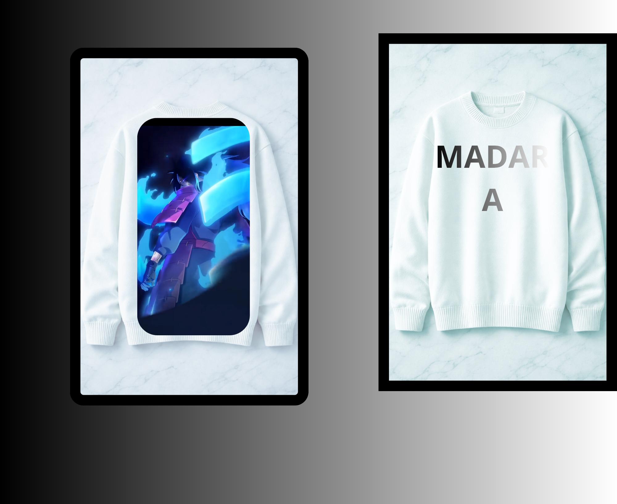 T-shirt Naruto Madara Uchiha Manga Strip - Unisexe, Toutes Tailles, Neuf Avec étiquettes