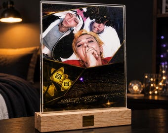 BIGBANG CONCERT Photo Acrylic Night Light | UV Printed Edge-Lit Lamp