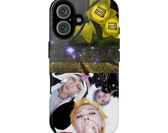 Yellow Flower Collage Phone Case | Concert Photo Montage (Glossy/Matte)