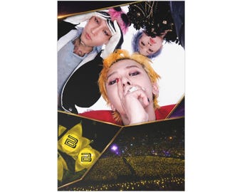 K-Pop Idol Collage Postcards (7 pcs)