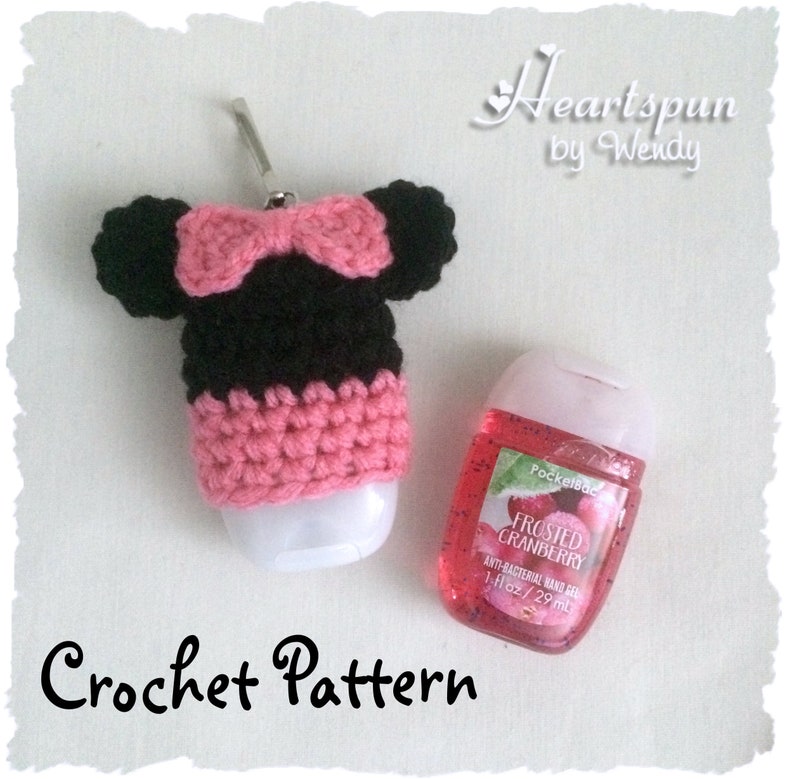 CROCHET PATTERN to make a Mickey Mouse and Minnie Mouse Hand afbeelding 3