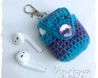 WZORY SZYDEŁKOWE do wykonania uchwytów na słuchawki Apple Airpod z otworem do ładowania, klapką na guziki i klipsem. Wzór BONUSOWY. Format PDF, natychmiastowe pobranie