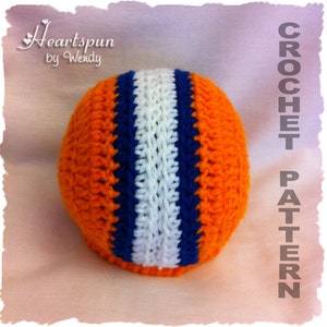 CROCHET PATTERN to make a Football Helmet Hat For Kids and Adults, 4 sizes, plus chin straps. Instant Download, PDF Format image 2