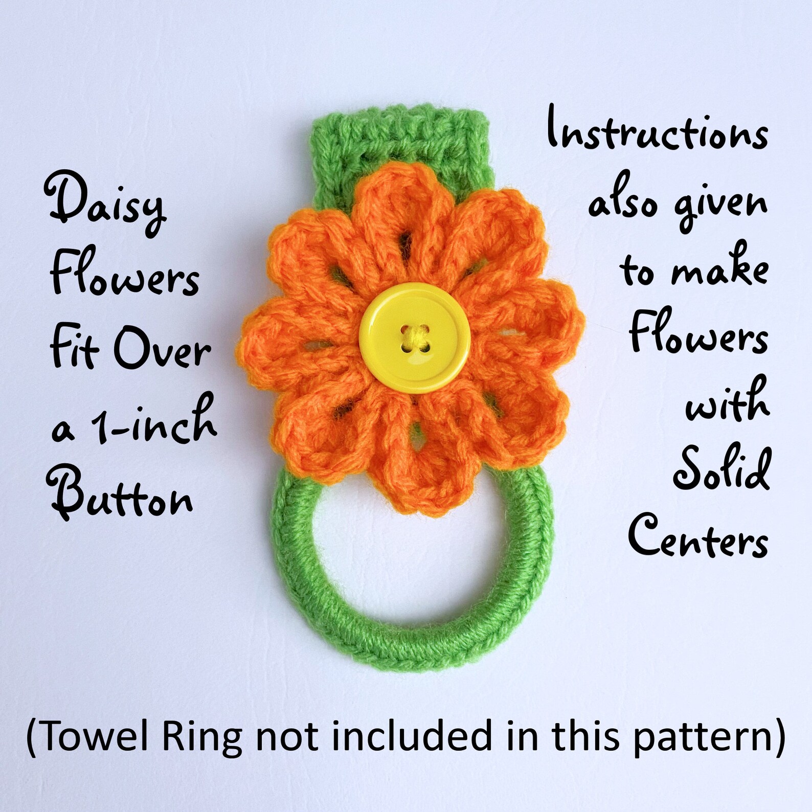 CROCHET PATTERN to Make 3D Daisy Flowers in 7 Variations 2 Etsy