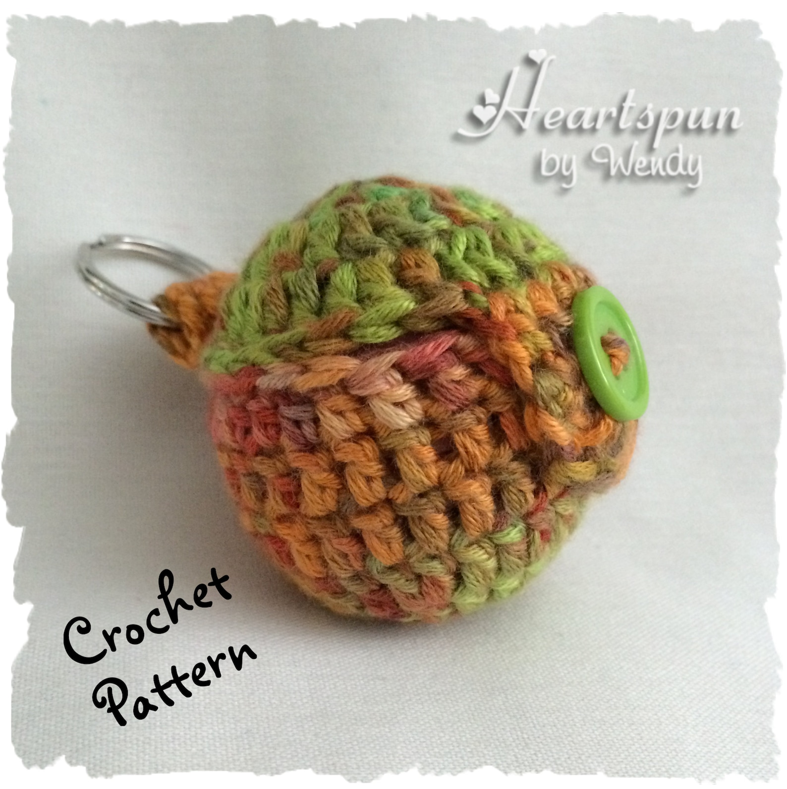 CROCHET PATTERN to make an EOS Lip Balm Holder with Key Ring Etsy